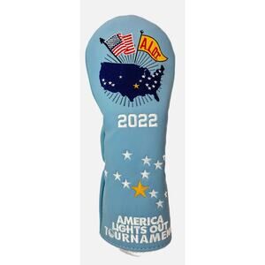 EP Golf Headcover Leather Embroidered America Lights Out Tournament 2022